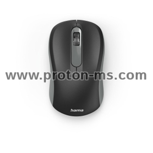 Hama "AMW-200" Optical Wireless Mouse, 3 Buttons, anthracite / black