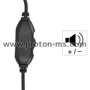 Headset HAMA Essential HS-P100, Microphone, Black