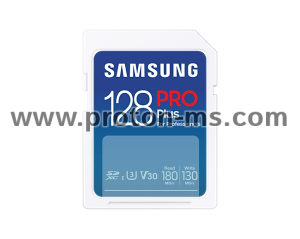 Memory card Samsung PRO Plus SD Card (2023), 128GB, White
