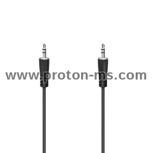 Hama Audio Cable, 3.5 mm Jack Plug - 3.5 mm Jack Plug, Stereo, 5.0 m