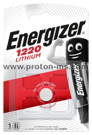 Lithium Button Battery ENERGIZER CR1220 3V 1pc./5pc./