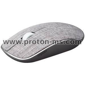 Wireless optical Mouse RAPOO 200 Plus, multi-mode, grey