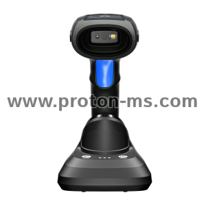 Баркод скенер BIRCH BD-6510T, 2D, USB, Bluetooth, Черен