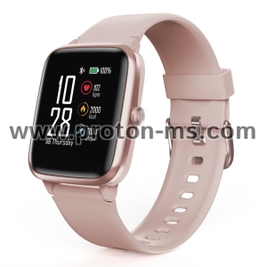 Hama "Fit Watch 5910" Smartwatch, GPS, Waterproof, Heart Rate, Calories, rosé