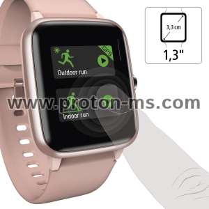 Hama "Fit Watch 5910" Smartwatch, GPS, Waterproof, Heart Rate, Calories, rosé