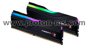 Memory G.SKILL Trident Z5 Black RGB 32GB (2x16GB) DDR5 7600MHz CL36 F5-7600J3646G16GX2-TZ5RK 1.40V, Intel XMP