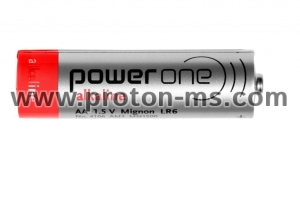 Алкална батерия LR6  AA 1,5V 1 бр.  BULK  INDUSTRIAL1.5V  POWERONE VARTA