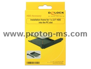 Поставка/Брекет DeLock, За монтиране на 2.5" SSD/диск в PCI слот
