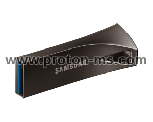 Samsung USB Flash Drive BAR Plus, 256GB, USB-A, Titanium Gray