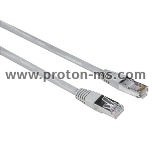 Network Cable HAMA CAT 5e, FTP/UTP, RJ-45 - RJ-45, 20 m, Standard, Grey