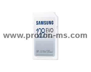 Memory card Samsung EVO Plus SD Card (2021), 128GB, White