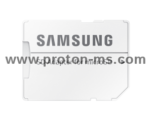 Карта памет Samsung EVO Plus, microSDXC, UHS-I, 128GB, Адаптер
