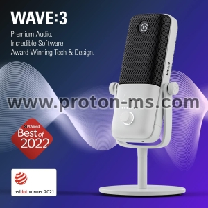 Desktop Microphone Elgato Wave 3 White