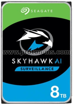 HDD SEAGATE SkyHawk AI, 8TB, 256MB Cache, SATA 6.0Gb/s