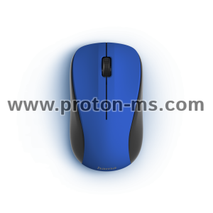 Hama "MW-300 V2" Optical 3-Button Wireless Mouse, Quiet, USB Receiver, blue