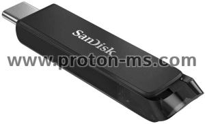 USB памет SanDisk Ultra, USB-C, 128GB, Черен