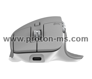 Безжична лазерна мишка LOGITECH MX Master 3 Mid Gray, Bluetooth