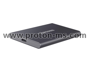 External SSD Samsung T7 Titan Grey SSD 2000GB USB-C, Gray