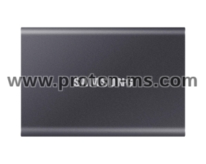 Външен SSD Samsung T7 Titan Grey SSD 1000GB USB-C, Сив