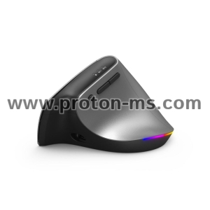 Hama "EMW-700" Ergonomic Vertical Mouse, Rechargeable, Multi-Device, anthra.