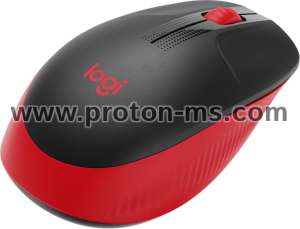 Wireless Mouse Logitech M190 Full-Size, Red