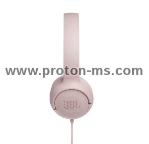 Headphones on-ear JBL T500, Pink