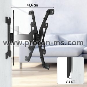 Hama TV Wall Bracket, OLED, Swivel, Tilt, Extra-flat, 229 cm (90") up to 40 kg