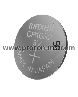 Button battery lithium MAXELL  CR-1632 3V