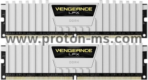 Memory Corsair Vengeance LPX White 32GB(2x16GB) DDR4 PC4-25600 3200MHz CL16 CMK32GX4M2E3200C16W