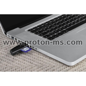 Hama USB card reader, USB 2.0, SD / microSD