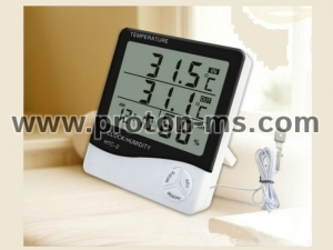 Digital Thermometer & Hygrometer HTC-2