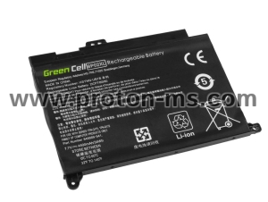 Laptop Battery for BP02XL  HP Pavilion 15-AU 15-AU051NW 15-AU071NW 15-AU102NW 15-AU107NW 15-AW 15-AW010NW  7,7V 4400mAh  GREEN CELL