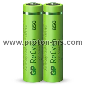 Rechargeable Battery GP R03 AAA 850mAh NiMH 85AAAHCE-EB2 RECYKO , 2 pc in blister
