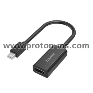 Hama Video Adapter, Mini DisplayPort Plug - HDMI™ Socket, Ultra-HD 4K