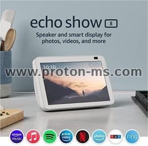 Amazon Echo Show 8 (Gen 2), Multimedia Speaker, Display, White