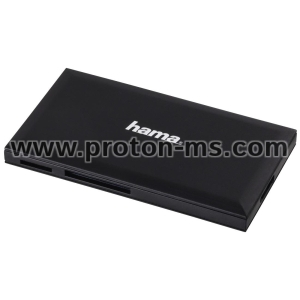 Hama USB 3.0 Multi-Card Reader, SD/microSD/CF/MS, black