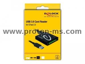 Delock SuperSpeed USB 5 Gbps Card Reader for CFast memory cards