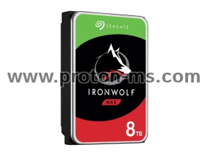 Хард диск SEAGATE IronWolf ST8000VN004, 8TB, 256MB Cache, SATA 6.0Gb/s