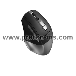 Безжична мишка A4tech FB35CS Fstyler, Bluetooth, 2.4GHz, Литиево-йонна батерия, Безшумна, Сив