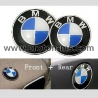 Емблема BMW бяло-синя, 73mm