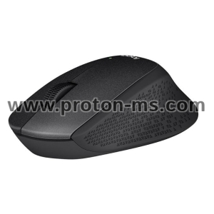 Wireless optical mouse LOGITECH M330 Silent Plus, Black, USB