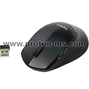 Безжична оптична мишка LOGITECH M330, Silent Plus, USB, Черна