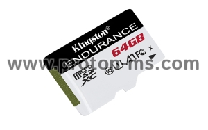 Memory card Kingston Endurance microSDXC 64GB, Class 10 UHS-I U1 A1