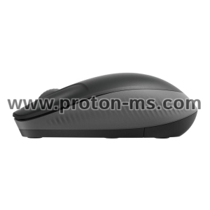 Безжична оптична мишка LOGITECH M190 Full-Size, USB, 1000 dpi, 3 бутона, Тъмно сив