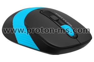 Optical Mouse A4tech FG10S Fstyler, Wireless, silent, Blue