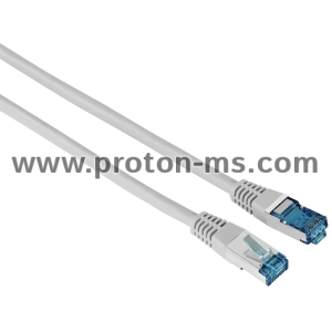 Мрежов пач кабел HAMA F/UTP, CAT 6, RJ-45 - RJ-45, 1Gbit/s, 5.0 m, Сив, Булк