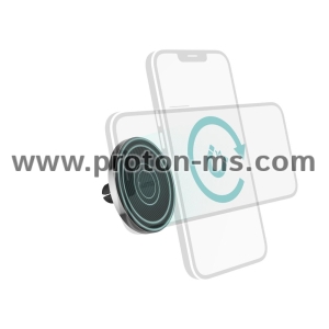 Hama "MagLock Vent" Car Mobile Phone Holder, Magnetic Phone Holder for Vent