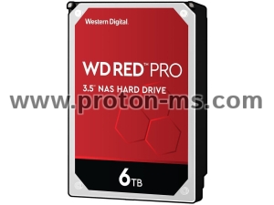 Western Digital Red Pro 6TB NAS 3.5" 6TB 256MB 7200RPM