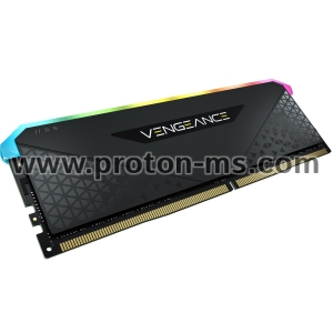Памет Corsair Vengeance RS RGB Black 8GB(1x8GB) DDR4 PC4-25600 3200MHz CL16 CMG8GX4M1E3200C16