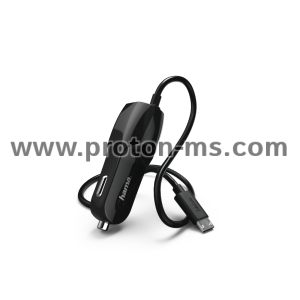 Car Charger HAMA 173671, micro USB, 1 A, Black